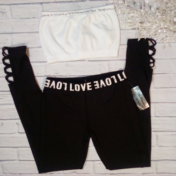 Itzon Pants - New-Legging (paired with Rhinestone Tank top)